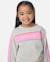 Sweat à capuche sunshine revival fille Gris clair chiné 4 - vertbaudet enfant 