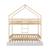 Lit enfant superposé cabane 90 x 190 cm pin naturel avec sommier et lit tiroir - roya Blanc+Vert 6 - vertbaudet enfant 