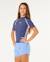T-shirt anti-uv surf revival manches courtes fille Marine 2 - vertbaudet enfant 