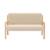 Banquette scandinave enfant en bois et tissu bouclette 2 places Beige 6 - vertbaudet enfant 