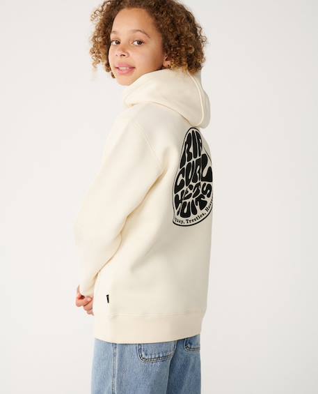Sweat à capuche wetsuit icon enfant Aloe+Gris chiné+Marine/blanc+Os+Vert herbe 21 - vertbaudet enfant 