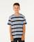 T-shirt eternal shred rayé garçon Denim délavé 1 - vertbaudet enfant 