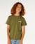T-shirt à manches courtes eternal shred art enfant Vert surplus+Vitamine c 6 - vertbaudet enfant 