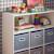 Meuble de rangement pour enfant camille avec 7 compartiments et 6 paniers en velours Bleu+Rose+Vert 4 - vertbaudet enfant 