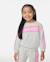 Sweat à capuche sunshine revival fille Gris clair chiné 1 - vertbaudet enfant 