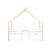 Lit cabane enfant 90 x 190 cm bois de pin blanc sommier à lattes inclus et 2 tiroirs - sienna Blanc 6 - vertbaudet enfant 