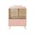Bibliothèque enfant 2 étagères 2 portes Blanc+Rose+Vert 12 - vertbaudet enfant 