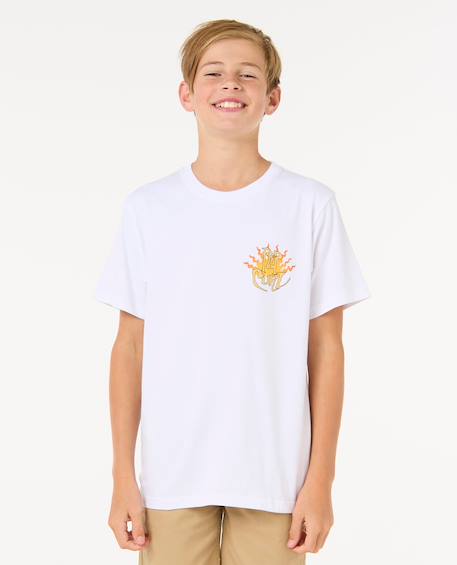 T-shirt dazed enfant Blanc 1 - vertbaudet enfant 