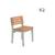Table de jardin enfant, table en bois d'acacia, intérieur et extérieur avec 2 chaises Vert de gris 6 - vertbaudet enfant 