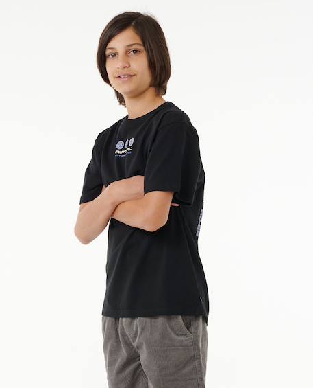 T-shirt enfant future evolution art Noir 2 - vertbaudet enfant 
