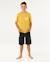 T-shirt à manches courtes pacific rinse circle enfant Bleu marine foncé+Ocre 10 - vertbaudet enfant 