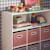 Meuble de rangement pour enfant camille avec 7 compartiments et 6 paniers en velours Bleu+Rose+Vert 10 - vertbaudet enfant 