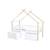 Lit cabane enfant 90 x 190 cm bois de pin blanc sommier à lattes inclus et 2 tiroirs - sienna Blanc 5 - vertbaudet enfant 