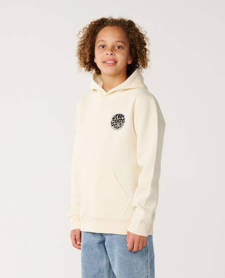 Sweat à capuche wetsuit icon enfant Aloe+Gris chiné+Marine/blanc+Os+Vert herbe 17 - vertbaudet enfant 
