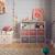 Meuble de rangement pour enfant camille avec 7 compartiments et 6 paniers en velours Bleu+Rose+Vert 9 - vertbaudet enfant 
