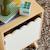 Table de chevet enfant décor bois 1 porte, pieds bois de pin - 34 x 23,5 x 52 cm  - azur Blanc+Naturel+Rose+Vert 6 - vertbaudet enfant 