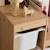 Meuble de rangement enfant escalier 6 bacs de rangement décor bois - sora Blanc+Naturel 12 - vertbaudet enfant 