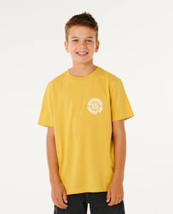 Garçon-T-shirt, polo, sous-pull-T-shirt à manches courtes pacific rinse circle enfant