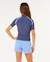 T-shirt anti-uv surf revival manches courtes fille Marine 3 - vertbaudet enfant 