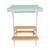 Table de pique-nique, salon de jardin enfant bois d'acacia avec parasol 2 places - jade Vert de gris 3 - vertbaudet enfant 