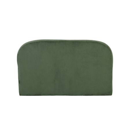 Canapé lit enfant en velours côtelé dépliable, l 90 x p 43 x h 51,5 cm Crème+Kaki 12 - vertbaudet enfant 