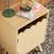 Table de chevet enfant décor bois 1 porte, pieds bois de pin - 34 x 23,5 x 52 cm  - azur Blanc+Naturel+Rose+Vert 12 - vertbaudet enfant 