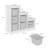 Meuble de rangement enfant escalier 6 bacs de rangement décor bois naturel - sora Beige+Vert de gris 5 - vertbaudet enfant 