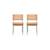 Chaise bois pour enfant intérieur/extérieur, salon de jardin enfant bois d'acacia (lot de 2) caroline Vert de gris 3 - vertbaudet enfant 
