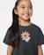 T-shirt surf magic art fille Bleu ciel+Noir délavé 8 - vertbaudet enfant 