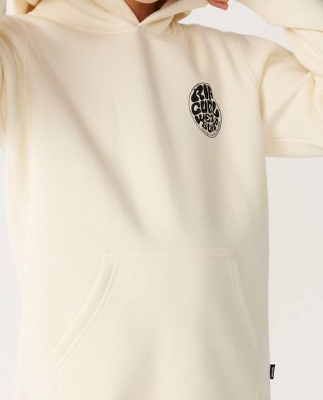 Sweat à capuche wetsuit icon enfant Aloe+Gris chiné+Marine/blanc+Os+Vert herbe 20 - vertbaudet enfant 
