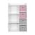 Meuble de rangement pour enfant pratique avec 7 compartiments et 4 paniers en velours Bleu+Rose+Vert 12 - vertbaudet enfant 