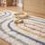 Tapis enfant arc-en-ciel, tapis intérieur crème et multicolore, poils longs shaggy Multicolore 3 - vertbaudet enfant 