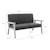 Banquette canapé pour enfant 2 places velours côtelé et bois d'hévéa l 84 x p 43,5 x h 50cm Kaki foncé 5 - vertbaudet enfant 