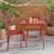 Salon de jardin enfant table et chaises métal anna - 2 places, 48x48cm Terracotta 4 - vertbaudet enfant 