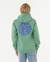 Sweat à capuche wetsuit icon enfant Aloe+Gris chiné+Marine/blanc+Os+Vert herbe 24 - vertbaudet enfant 