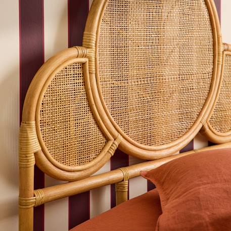 Tête de lit exotique rotin naturel chambre enfant 90 x 100 cm - lior Rotin naturel 6 - vertbaudet enfant 