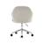 Chaise de bureau enfant à roulettes ajustable tissu chenille - stan kid Beige+Kaki 4 - vertbaudet enfant 