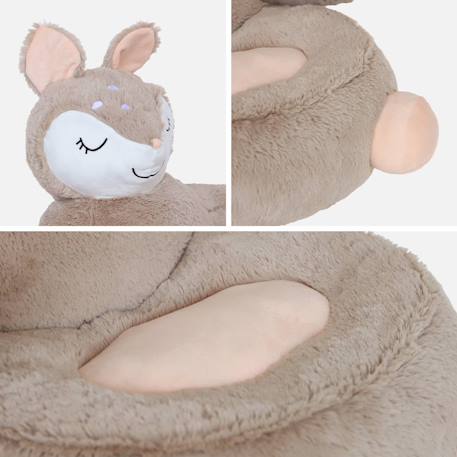 Fauteuil faon pour enfant Taupe 4 - vertbaudet enfant 