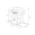 Fauteuil mouton à bascule pour enfant Blanc 3 - vertbaudet enfant 