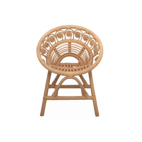 Fauteuil enfant bohème rotin Naturel 6 - vertbaudet enfant 