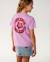 T-shirt décontracté surf puff fille Lilas éclatant+Os/bleu 4 - vertbaudet enfant 