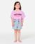 T-shirt surf puff enfant Lilas éclatant+Os+Super rose 3 - vertbaudet enfant 