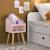 Table de chevet chambre enfant, pieds en pin Blanc+Rose+Vert 9 - vertbaudet enfant 