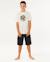 T-shirt à manches courtes wettie passage icon enfant Aloe+Noir+Os 17 - vertbaudet enfant 