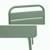 Salon de jardin enfant table et chaises métal anna - 2 places, 48x48cm Vert de gris 5 - vertbaudet enfant 