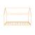 Lit enfant cabane, bois massif en pin naturel - tobias - sommier inclus, 90 x 190 cm Blanc+Naturel 11 - vertbaudet enfant 