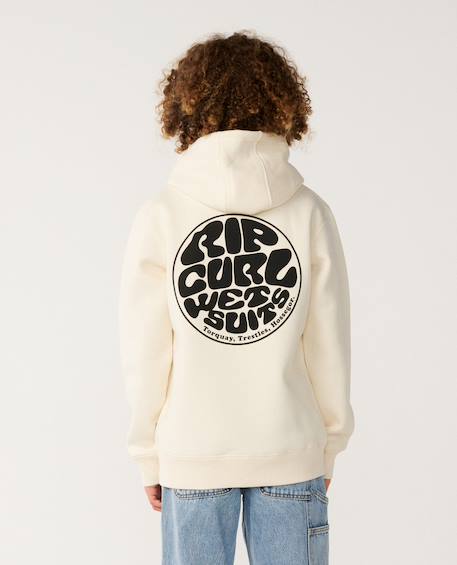 Sweat à capuche wetsuit icon enfant Aloe+Gris chiné+Marine/blanc+Os+Vert herbe 18 - vertbaudet enfant 