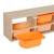 Sora - children's storage unit with 6 storage bins Moutarde+Orange+Vert olive 9 - vertbaudet enfant 