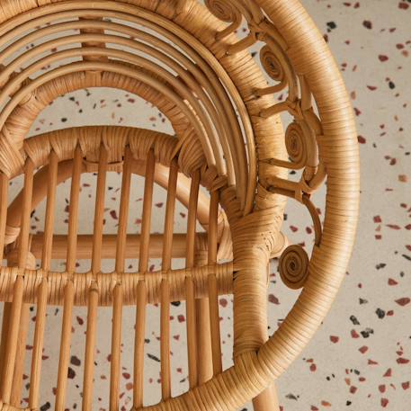 Fauteuil enfant bohème rotin Naturel 5 - vertbaudet enfant 