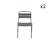 Lot de 2 chaises en métal pour enfant Anthracite+Jaune+Kaki 15 - vertbaudet enfant 
